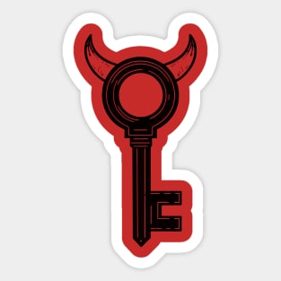 The Devils Key Sticker